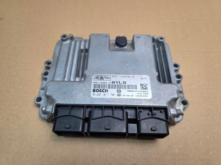 фото №1, Комп'ютер двигуна ford 0281011701 8m51-12a650-lb 17