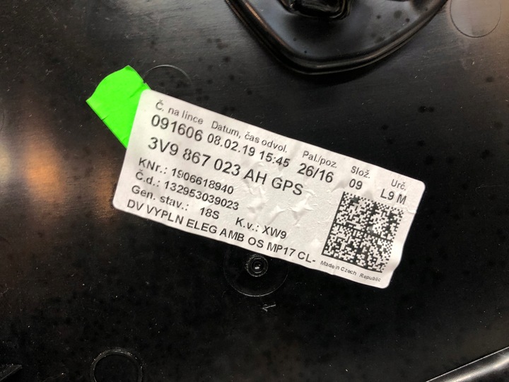 фото №10, Skoda superb iii 3v 3v0 универсал боковина обивка дверь левый зад левая