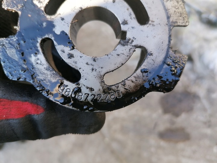 фото №8, Колесо зубчатое насоса впрыскивающая 1.5 bluehdi citroen c3 c4 c5 c-elysee оригинал