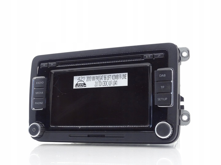 фото №1, Радио радиопроигрыватель cd экран дисплей vw passat b6 рестайлинг 3c8035195a