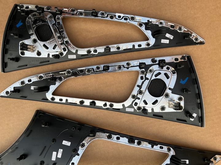 фото №14, Audi a6 c7 планки серебристый ur3 декоративный decory обивка дверь пробег 26 km