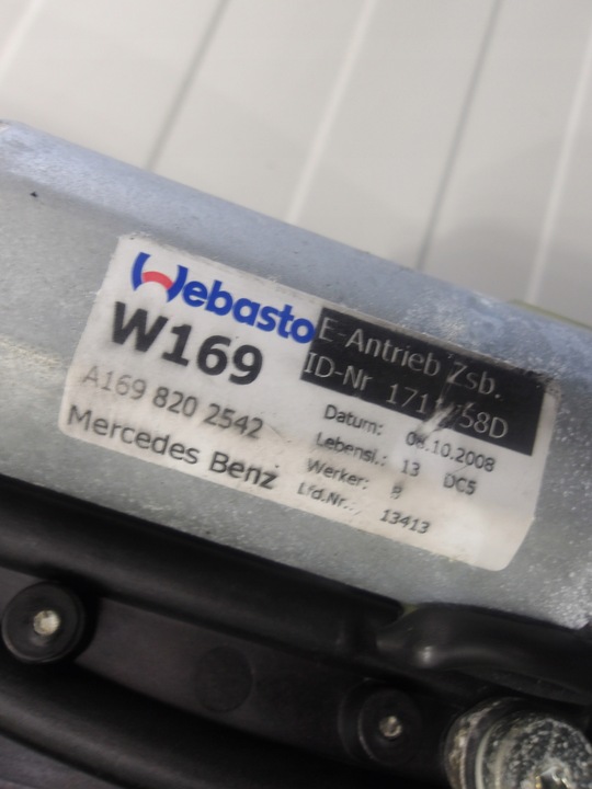 фото №13, Mercedes b-klasa w245 05-11 скло люк панорама дах a1698202542