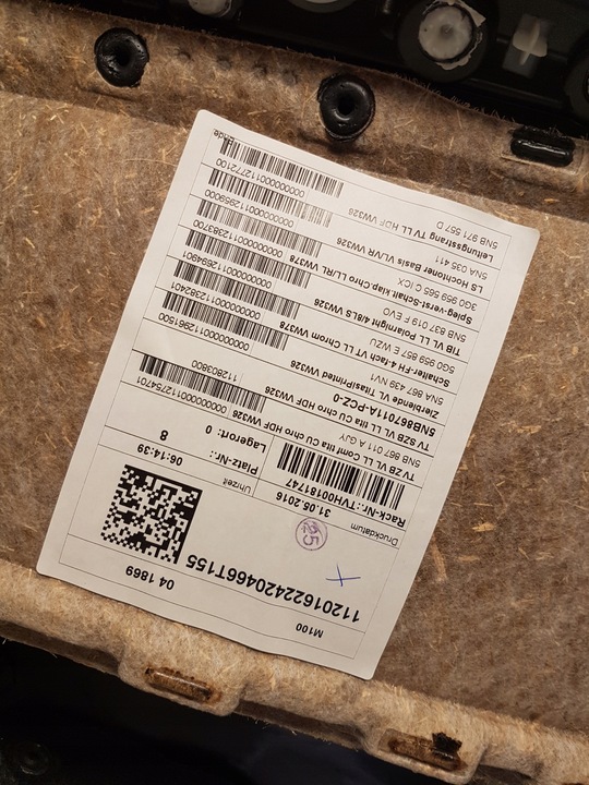 фото №13, Боковина обивка левый перед vw tiguan ii 5nb867011