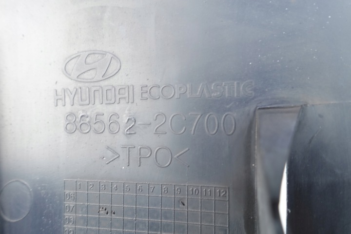 фото №9, Решітка бампера праве перед hyundai tiburon 86562-2c700