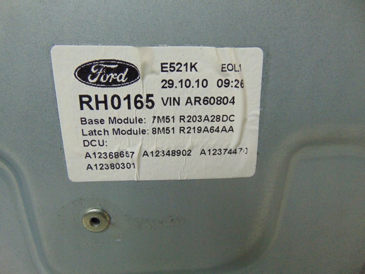 фото №10, Механізм скла праве перед ford kuga mk1 7m51-r203a28-dc європа