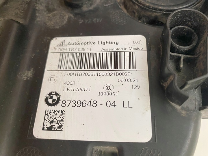 фото №11, Bmw x3 x4 g01 g02 лампа правая передняя полный led европа сцепление 8739648 голый