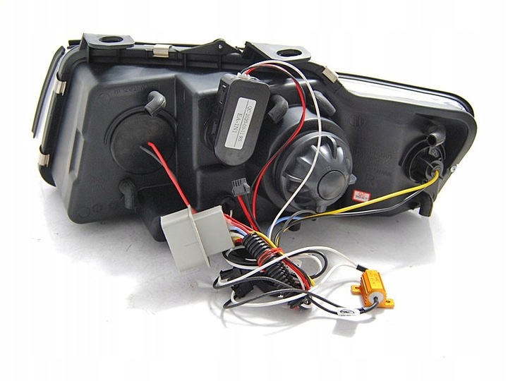 фото №3, Лампы передние фары audi a4 b6 cabrio 02-06r daylight led хром