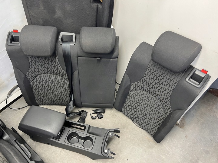 фото №10, Seat leon iii 3 универсал wnętrzne сиденья сиденье левый правые диван зад комплект