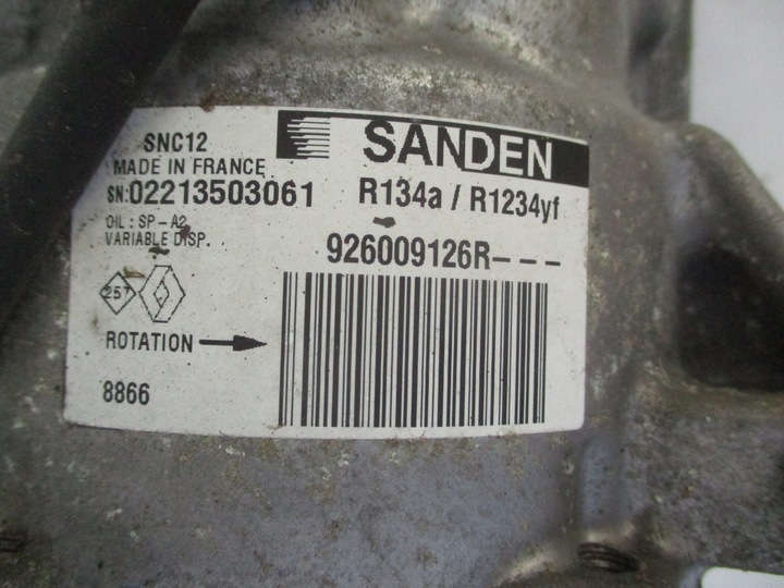 фото №6, Renault clio v captur ii компресор кондиціонера 1.5 dci 19-24 рік