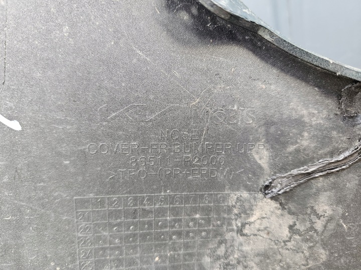 фото №12, Бампер перед переднее kia sportage 5 v 86511-r2000 полный org + решётка радиатора