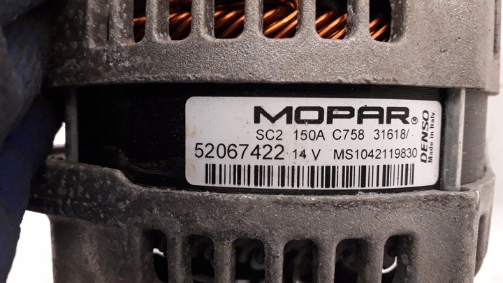 фото №8, Fiat jeep alfa romeo генератор 52067422 c758 150a