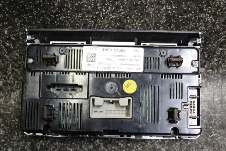 фото №2, Audi a8 d4 09-18 панель кондиционера зад