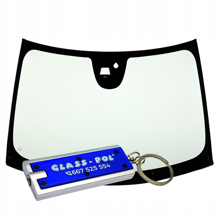 фото №9, Скло лобове передня fiat 500l 2012- датчик камера зелена нова