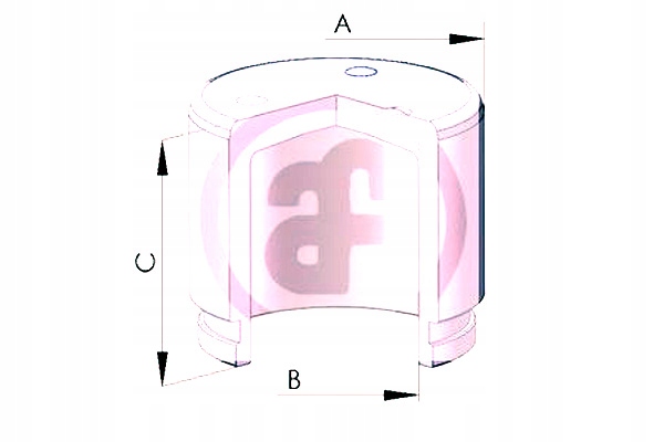 фото №2, Tłoczek тормозной mercedes перед sprinter vito 95-