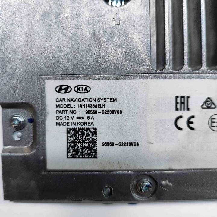 фото №9, Радио з навигация hyundai ioniq ae 96560g2230vcs 22342350 1.6l 77kw 2019