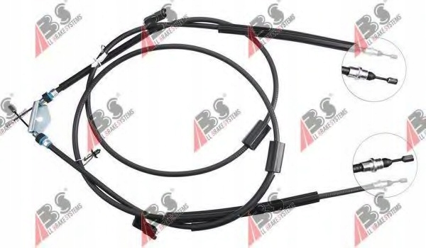 фото №13, Трос тормоза ручного ford focus 07-10