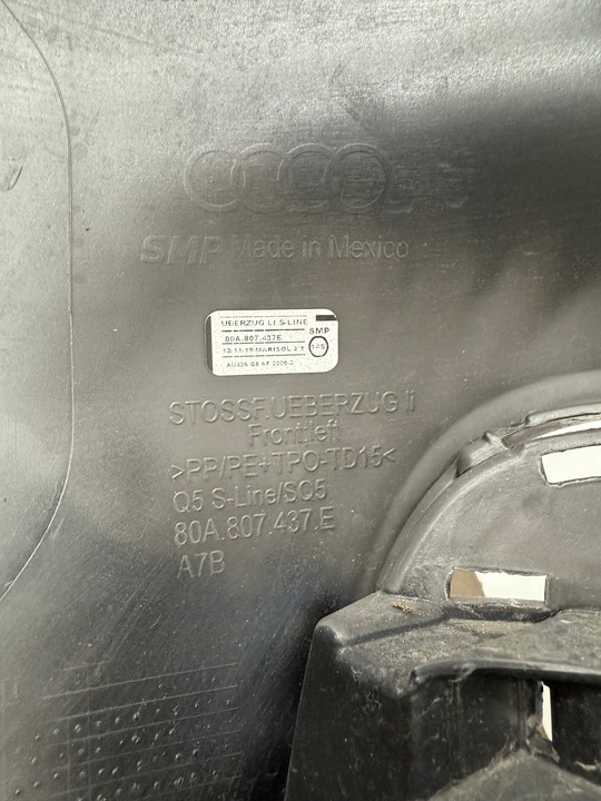 фото №12, Audi q5 s lina 80a бампер перед переднее org 80a807438e