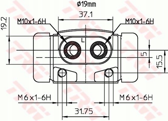 фото №13, Циліндрик гальмівний trw bwd288 gwc901634