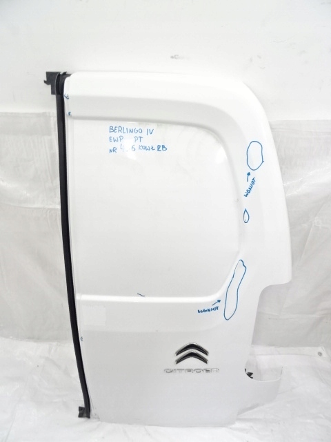 фото №1, Peugeot partner iv двері праві задні крила ewp