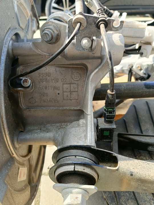 фото №8, Поворотный кулак з wahaczami левая правая зад bmw 6854117 6854118 g16 идеальная 648km