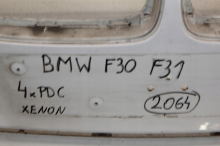 фото №6, Bmw 3 f30 f31 2011- бампер переднее перед 4 pdc