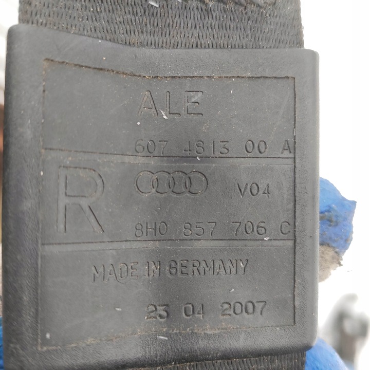 фото №10, Pas безопасности правый перед a4 b7 8h0857706c