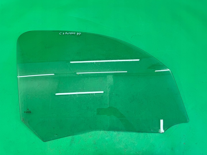 фото №1, Стекло боковая дверь правая передняя перед 2010r. citroen c3 picasso 08-