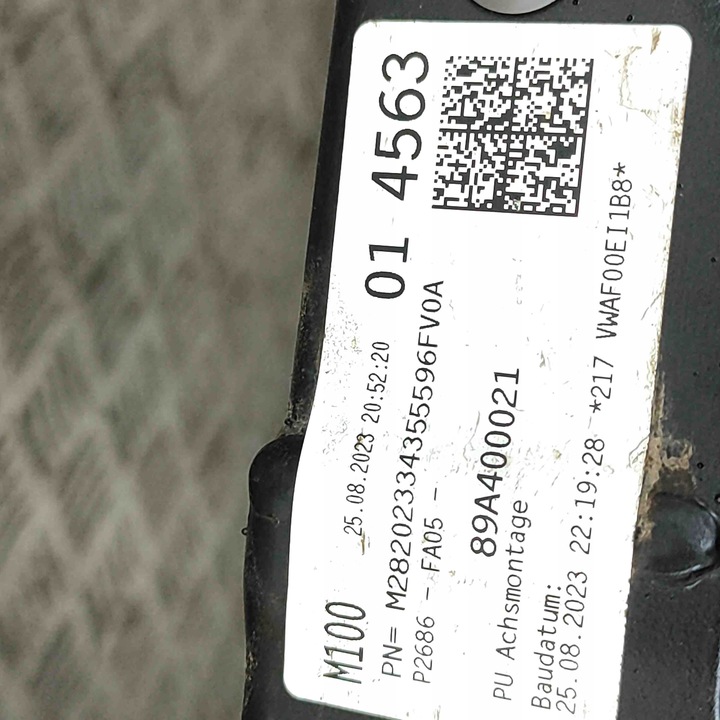 фото №8, Підрамник передні audi q4 sportback f4n 89a400021 29862200 150kw 2024