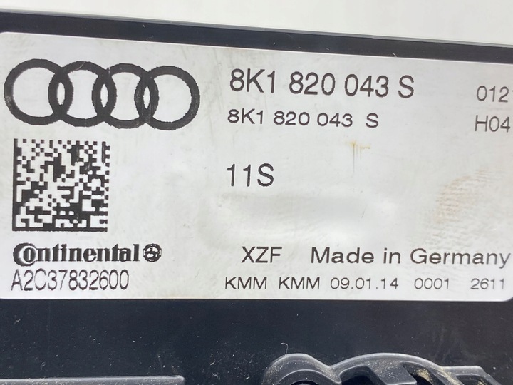 фото №8, 2014 audi q5 sq5 панель кондиціонера 8k1820043s