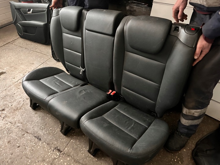 фото №9, Mercedes b клас w245 сидіння диван чорна шкіра електричні повний kpl