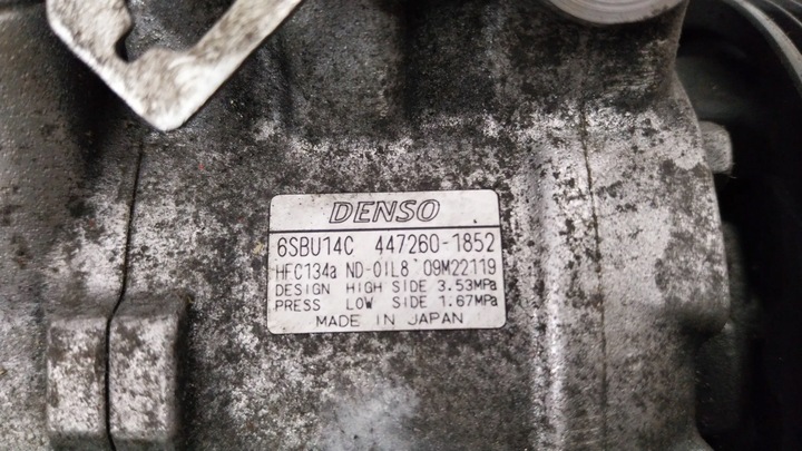 фото №6, Компресор кондиціонера 447260-1852 bmw e90 e91 e92 e93 e87 e84 2.0d n47