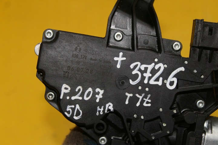 фото №7, Двигунчик двірник зад peugeot 207 9652418780