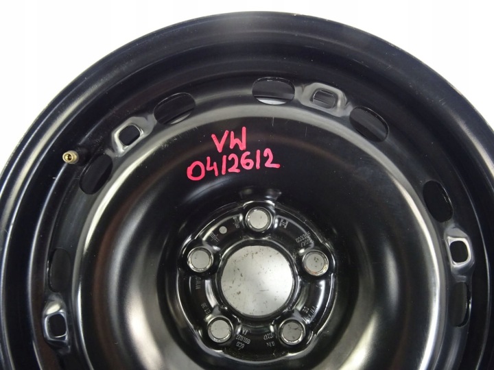 фото №8, Vw polo v 6r диск сталевий 6c0601027a 6.0"x15" 5x100 et 38 2009-2017