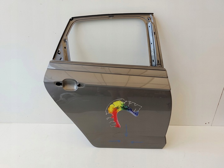 фото №1, Vw polo 2g4 дверь правые зад 2g4833312 d оригинал