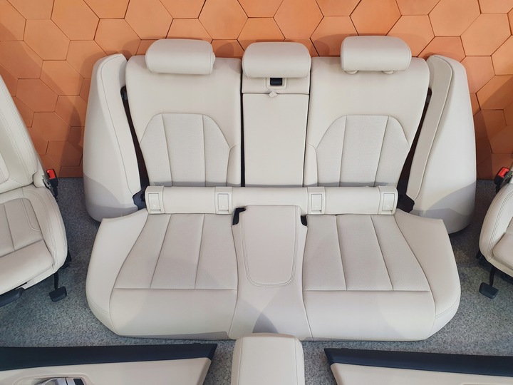 фото №10, Bmw g20 салон сиденья sport обшивки кожа canberra бежевый