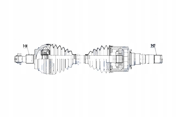 фото №11, Полуось приводная mercedes gl450 gl550 w166 4.7.5.5 2012- gle320 15- atm