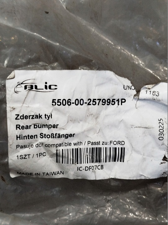 фото №7, Бампер задний ford kuga pdc , 13-15r , zamiennik-blic , полный