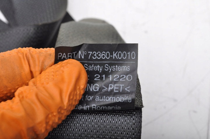 фото №6, Toyota yaris iv pas безпеки ліве зад 73360-k0010 спрацювання