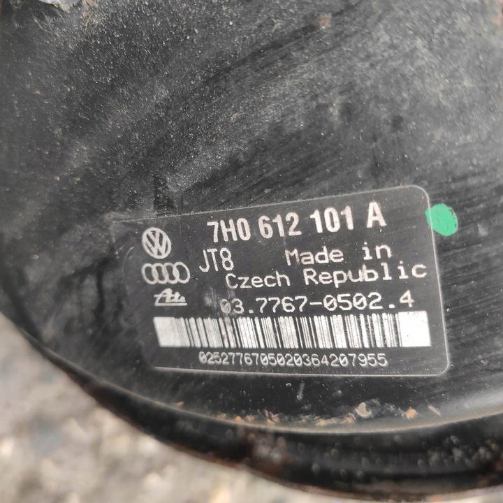 фото №5, Підсилювач насос гальмівна vw t5 1.9 tdi 7h0612101a