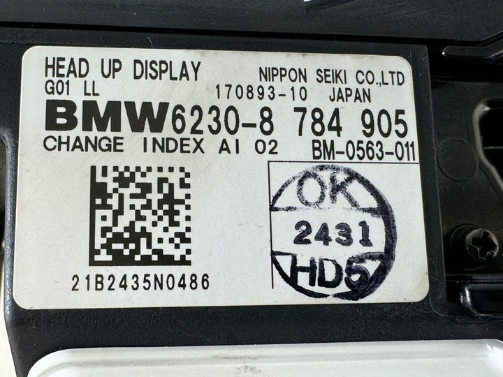 фото №11, Bmw x3 g01 x3m f97 g08 дисплей проекційний дисплей hud head up przezierny ідеальний