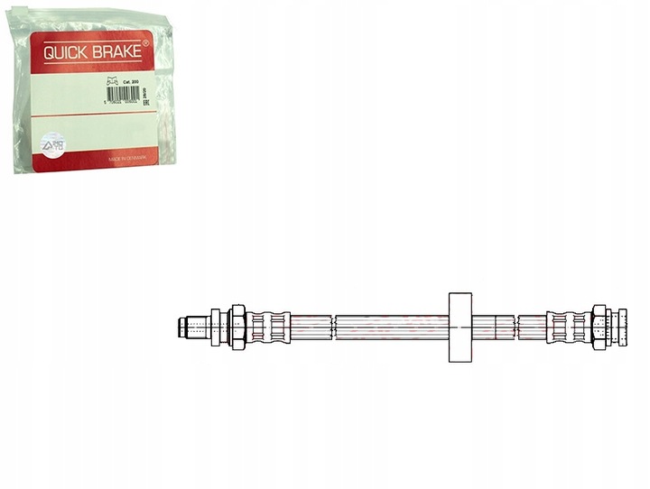 фото №1, Quick тормозной 32.120 шланг тормозной гибкий