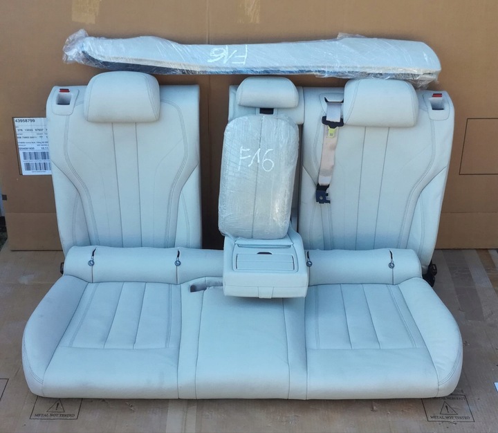 фото №9, Bmw x6 f16 сидіння диван обшивки перед зад м-пакет sport гарний isofix kpl.