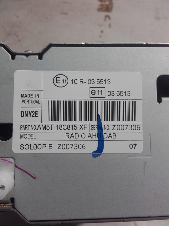 фото №2, Ford c-max mk2 радио cd dab am5t-18c815-xf