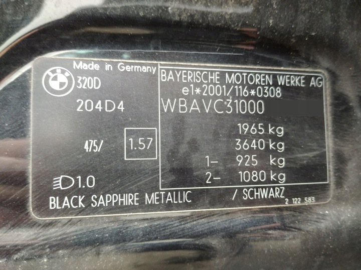 фото №16, Bmw 3 e90 запчасти крышка багажника sedan 04-08 475