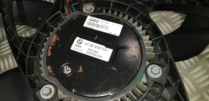 фото №6, Bmw e60 e61 e63 2.5 3.0 n52 вентилятор радіатор корпус вентилятор 7540681