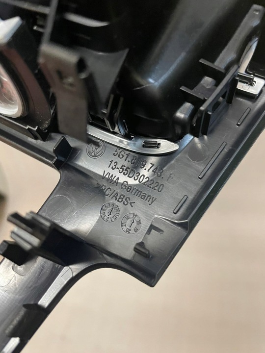 фото №14, Vw golf 7 vii dekor рамка консолі сірий комплект 5g1819743f