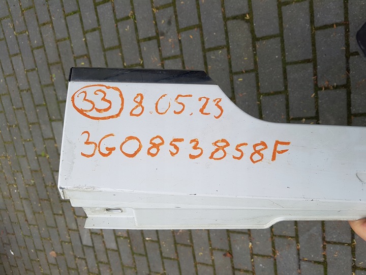 фото №6, Vw passat b8 правая планка пороговая порог накладка na порог 3g0853858f