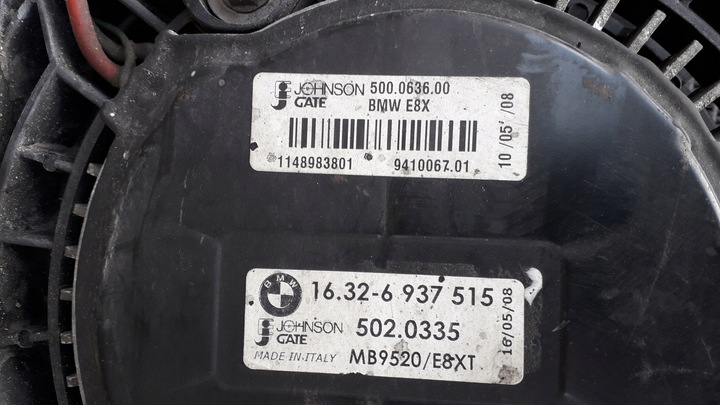 фото №10, Bmw 3 e90 e91 2,0d радиатор вентилятор охладитель kom