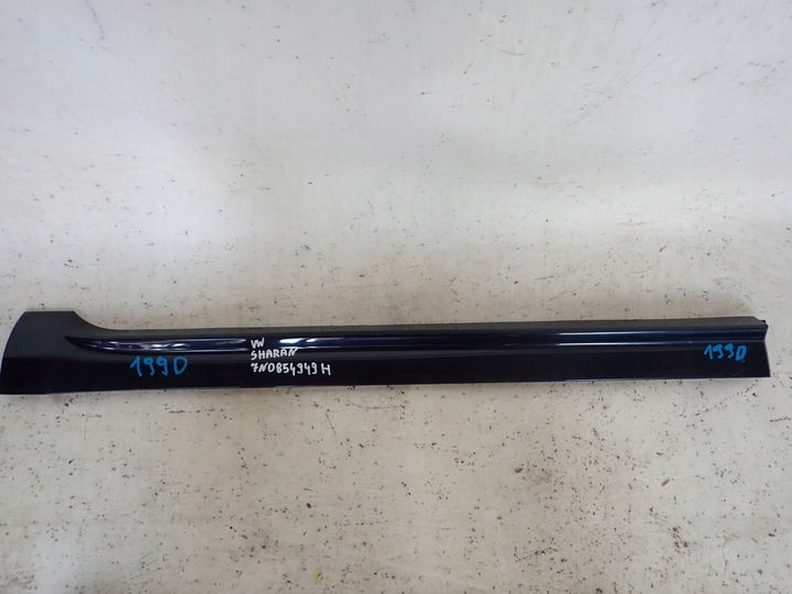фото №9, Volkswagen sharan ii 10- планка дверь левый зад задних 7n0854949h