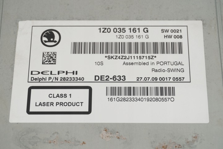 фото №8, Магнітола cd skoda yeti 1z0035161g
